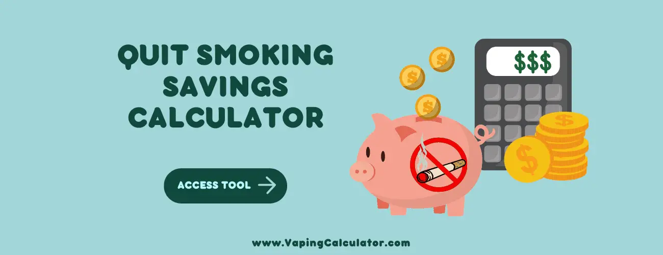 Stop Smoking Savings Calculator