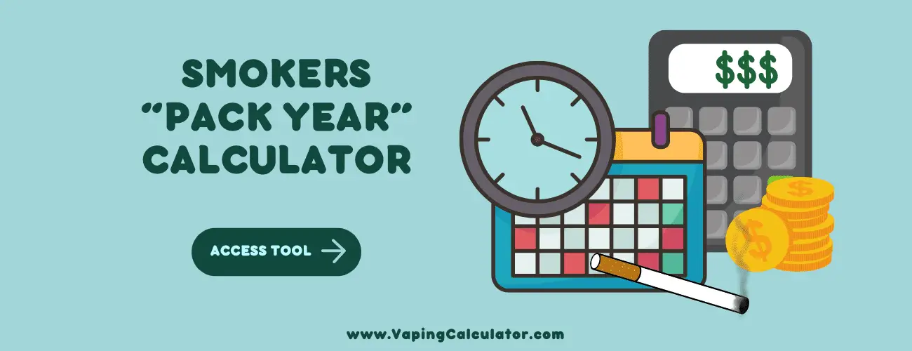 Smokers "pack year" calculator